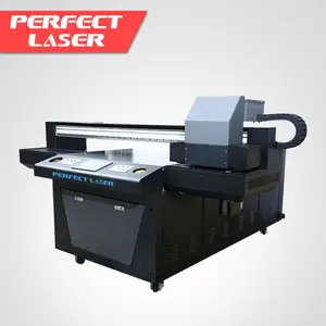 4x8ft เครื่องพิมพ์ UV Flatbed Inkjet พิมพ์สำหรับเสื้อผ้าหนัง