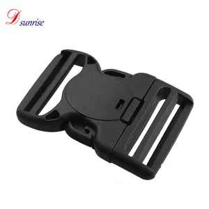 Tactical Belt Double Adjustable Safety Buckles Plastic Self-locking Arc Buckle China