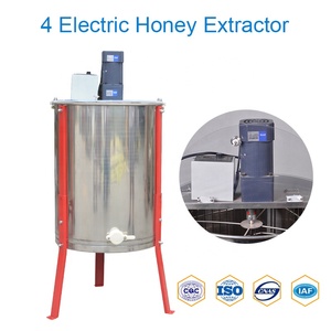 Thiết bị nghề nuôi ong 4 khung điện mật ong vắt Máy Mật Ong Bee ly tâm vắt công cụ - Product Image 3