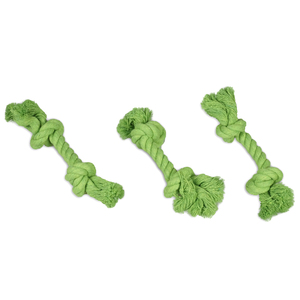 Nudo colorido 24cm Cuerda Perro Masticar Chirrido Juguete Molar Dientes Cuerda limpia para cachorro pequeño Perro - Product Image 5