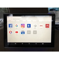 Reproductor de Video Trasero para Automóvil con Pantalla de 11.8 Pulgadas y Reposacabezas con DVD para Land Rover Defender/Discovery 3/Evoque, Incluye Auriculares