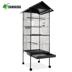 Top Roof Metal Breeding <strong>Bird</strong> Cage Parrot Cage Big <strong>Bird</strong> <strong>Aviary</strong> - Product Image 2