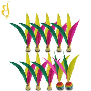 Colorful high elasticity plate badminton children's game sports cricket sponge ball cricket