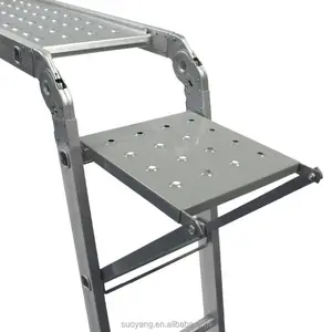 4x3 Stap Multi Functie/Purpose Vouwen 12 Stappen aluminium Ladder met Platform