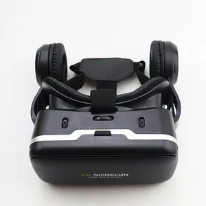 Full HD 1080P 6.2'' Shinecon VR 3D Virtual Reality remote controller vr Glasses
