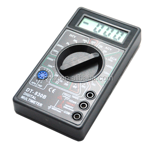 Popular LCD Digital Voltmeter Ammeter Ohm Multimeter DT830B With CE