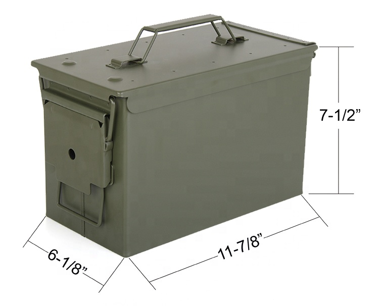 Safewell50Cal弾薬ケースプリント弾薬箱12.7mmヒンジM2a1 9MM