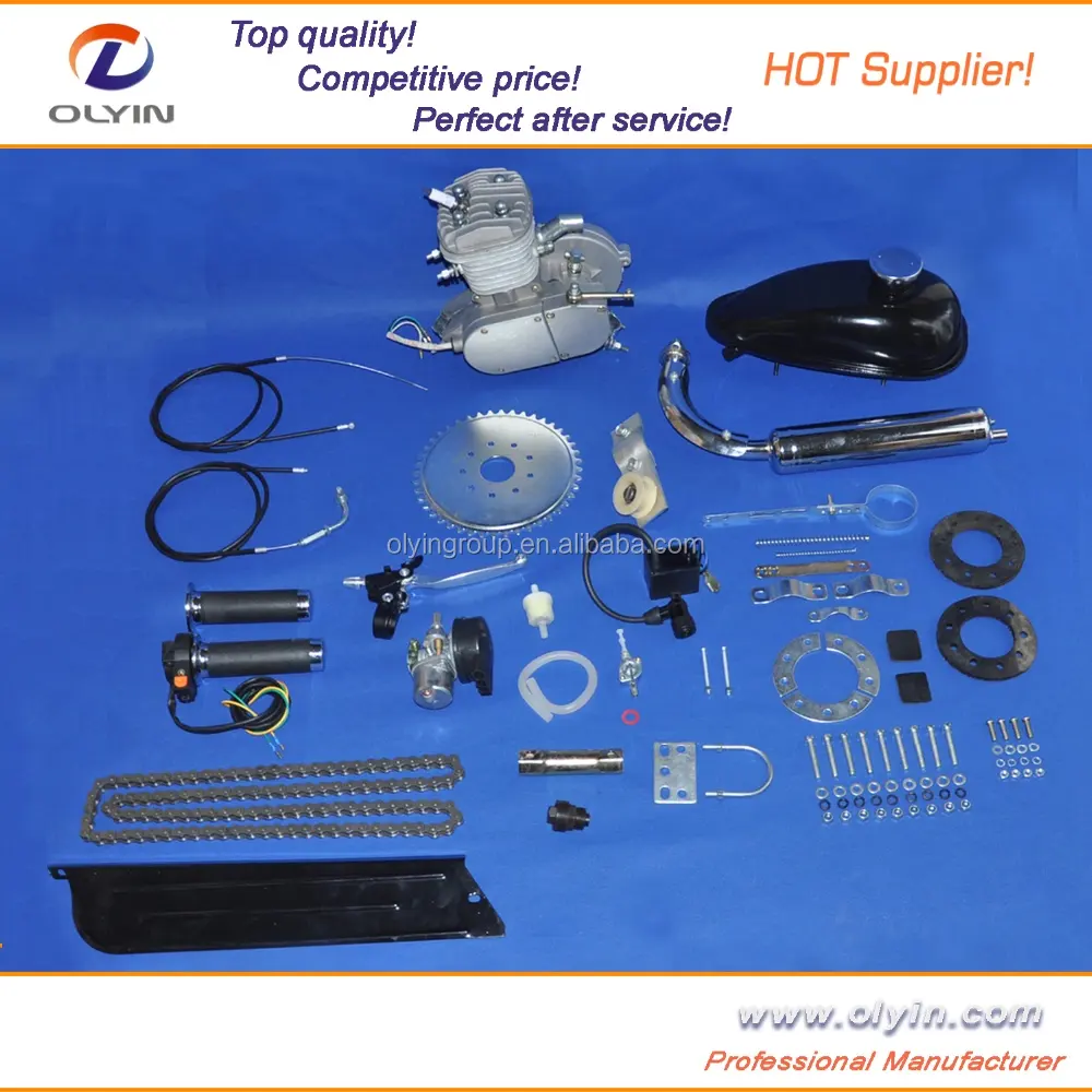 Kit motore a gas della bicicletta del commercio all'ingrosso/100 cc bike kit motore