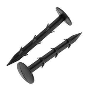 Outils de fixation des ongles noir de 11cm, 1 pièce, pour le jardin, filet à mouches, pare-soleil, protège-ongles en Film plastique, Anti-herbe, outils de fixation des ongles - Product Image 4