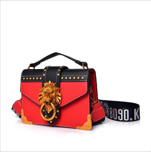 Bolso de mano europeo y americano con remaches para mujer, bandolera cruzada, novedad de 2019 - Product Image 2