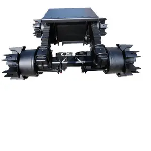 Single Point Suspension Bogie 28T Tandem Trailer Axle