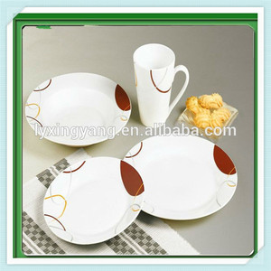 16 pcs dîner rond en porcelaine ensemble, 16 dîner piece set, ensemble de dîner de porcelaine italienne - Product Image 1