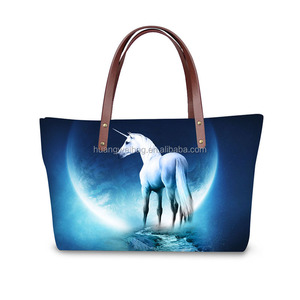 Lujo caballo impreso bolso de mano, bolso de gran tamaño para las mujeres - Product Image 3