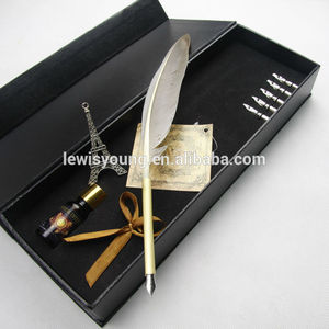 venta al por mayor de plumas de ganso de regalo pluma conjunto - Product Image 1