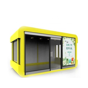 2019 Modern Design Prefabricated Outdoor Smoking Booth Shelter Cabin