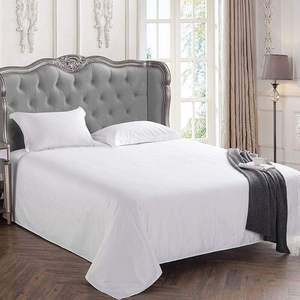 Tissu hôtel drap de <span class=keywords><strong>lit</strong></span> plat dans l'ensemble de literie ligne de <span class=keywords><strong>lit</strong></span> blanc 100% coton qualité classique tissé solide housses de <span class=keywords><strong>couette</strong></span> <span class=keywords><strong>240x260</strong></span> 5 pièces - Product Image 4