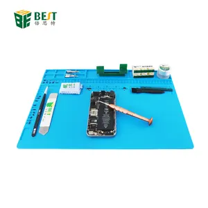 耐热 BGA 焊台焊pad 垫硅胶保温垫维修工具维修平台桌垫