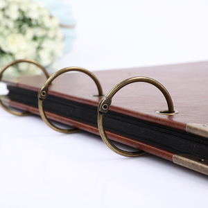 Vintage Embossed PU Leather Photo <strong>Album</strong> 26*27cm <strong>Scrapbook</strong> with Classic Style Cover