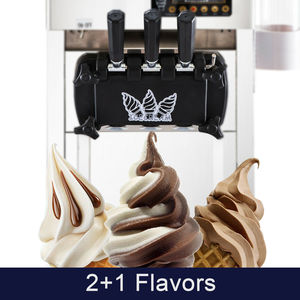 Machine de <span class=keywords><strong>yaourt</strong></span> glacé de fabricant de crème glacée molle PEIXU-168 affichage d'affichage à cristaux liquides de 18L/H - Product Image 3