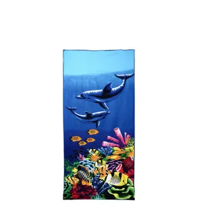 Custom Your Own Design Digital Printed Microfiber Beach Towel