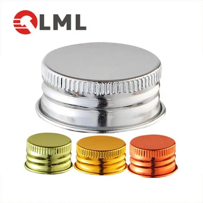 Tapa de aluminio personalizada de grado AAA, tapón para botella de perfume, LMLPbc-001