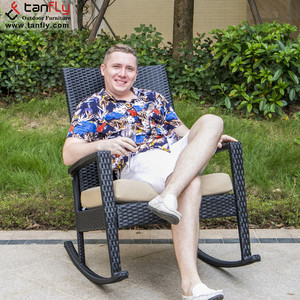 Modern Design Outdoor Patio Rattan Rocking <strong>Recliner</strong> Chair Comfortable <strong>Garden</strong> <strong>Furniture</strong> for Living Room Hotel Courtyard - Product Image 4