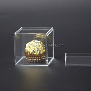 Acrylic Cake Box Acrylic Cube Boxes With Lids Acrylic Candy <strong>Display</strong> Box <strong>Mini</strong> Candy <strong>Bin</strong> - Product Image 4