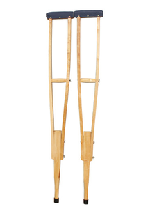 Muletas de Madera <span class=keywords><strong>con</strong></span> Puntas de Goma/Muletas de Madera de Alta Calidad para Axilas - Product Image 6