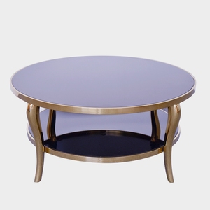 C10 Oro <span class=keywords><strong>rotondo</strong></span> di <span class=keywords><strong>vetro</strong></span> tavolino <span class=keywords><strong>per</strong></span> soggiorno - Product Image 1