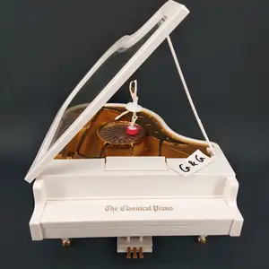 थोक छोटे बैले संगीत बॉक्स-प्लास्टिक के बड़े पियानो संगीत बॉक्स बैले संगीत गहने बॉक्स