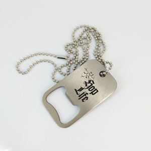 De metal de encargo etiqueta de perro botella destapador key chain - Product Image 6