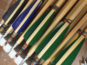 Flèches en bois rouille en forme d'arbre blanc, 5/16, unisexe, parfait pour le <span class=keywords><strong>tir</strong></span> <span class=keywords><strong>à</strong></span> <span class=keywords><strong>l</strong></span>'<span class=keywords><strong>arc</strong></span> - Product Image 6