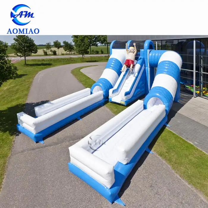 Novo design duplo gigante pistas de água de plástico tubo de slides usados toboáguas para venda