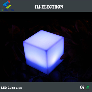 Control remoto a prueba de agua de plástico de colores cubo de luz led - Product Image 5