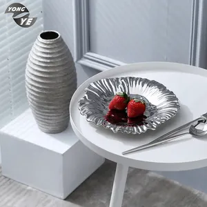Nuevas ideas de producto 2019 de mesa de boda ware porcelana restaurante creativo vajilla de cerámica placa del cargador