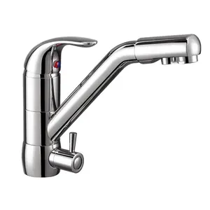 Độc Lever Chrome Mạ Hai Aerator Trung Quốc Brass 3 Cách Lọc Nước Tinh Khiết Nước Kitchenfaucet Sản Xuất Tại Trung Quốc