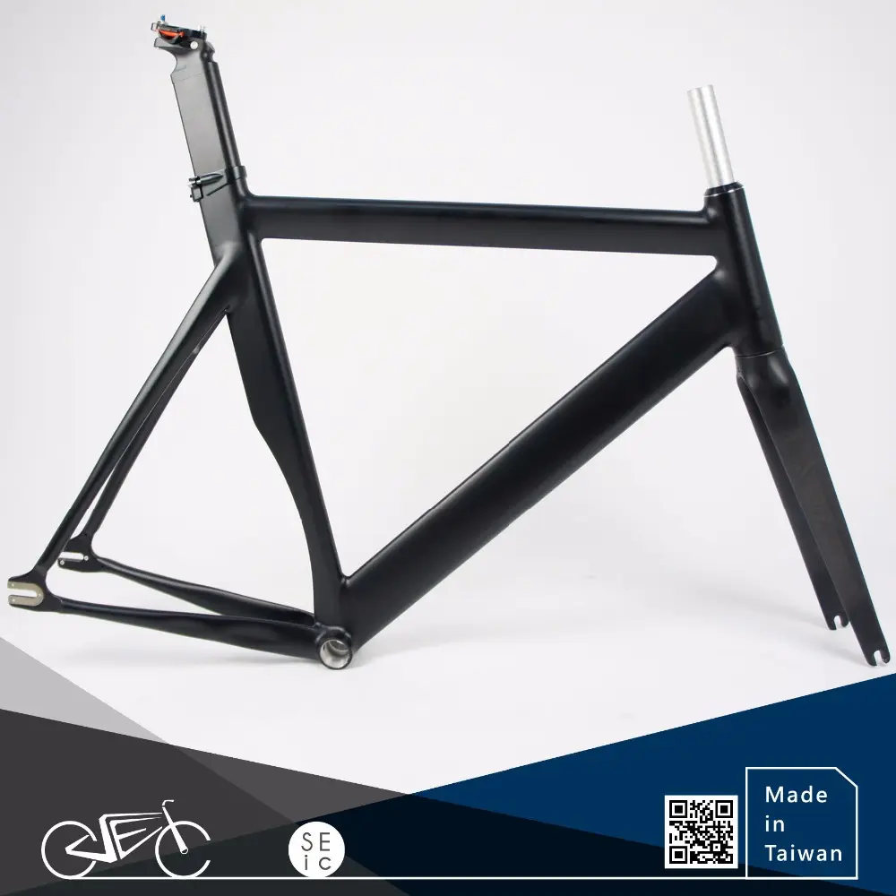 Fixie Aluminium Frame Carbon Vork Race Fiets Track Bike Fixed Gear