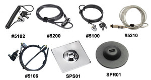 Thép Và Kẽm Hợp Kim Push-to-Lock An Ninh Cáp Cho Dell Máy Tính Xách Tay Máy Tính Xách Tay Wedge Khóa Với 2 Phím - Product Image 6