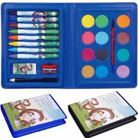 Набор цветных художественных масляных пастельных маркеров для рисования, 24 шт., набор восковых мелков для детей, подарочный набор из ПВХ