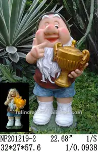 sept nains antique figurines gnome