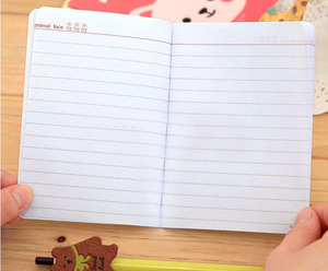 Di alta Qualità Magistà di Scuola Materiale Escolar Cartoni Animati Animali Copertura Della Testa di Kawaii di Cancelleria Notebook - Product Image 5