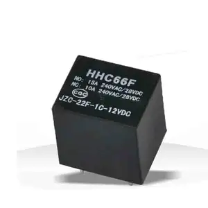 HHC66FスモールパワーPCBリレー10a 12v 220v