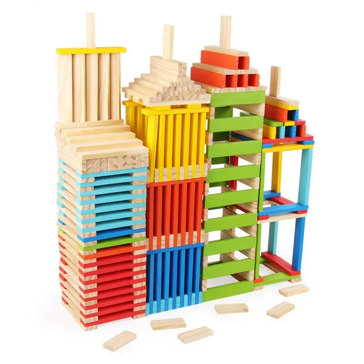 Diy colorido bloco de construção tijolos construir, conjunto de brinquedos, blocos de madeira para a impressão do bloco