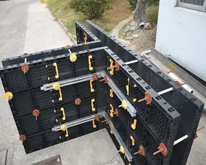 Plastic formwork for concrete