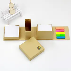 Forniture per ufficio Scrivania Organizzatore Memo Note Pad Holder Sticky Notes Box Set