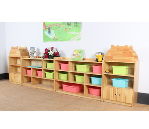 Mueble Multifuncional de Madera para Guardería Infantil Moderna y Librería para Uso Escolar - Product Image 5