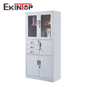 Ekintop Front Two Antique Office Mdf Wood Cabinet File <strong>Small</strong> <strong>Drawer</strong> <strong>Unit</strong> with Three <strong>Drawers</strong> - Product Image 5