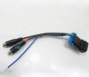 RCA Audio Wire Harness adapter For Polaris Ride Command to Aftermarket Full Range Speaker Adapter RZR