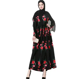 5080# Hot Girl Muslimah Clothing Woman Xxx Photo Wear Cloth Middle East Arab Arabian Caftan Marocain Dress Muslim