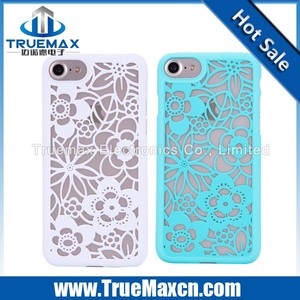 para el iphone 7 En Relieve Hueco Grande de <span class=keywords><strong>La</strong></span> Flor Caja de <span class=keywords><strong>la</strong></span> PC, Caja Del Teléfono de plástico para el iphone 7 - Product Image 4